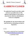 Almonry Gardens Closed