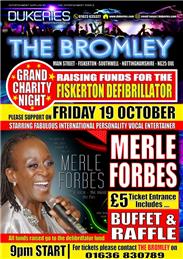 Second Defibrillator Fund Raising Event at The Bromley this Friday 19 October