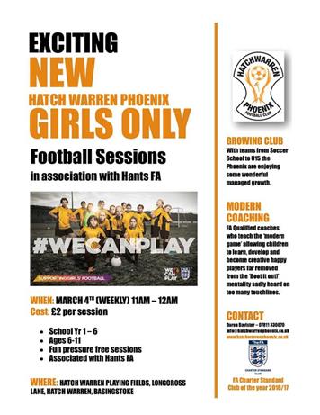  - New Girls only football
