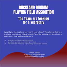 Secretary - Playing Field Association