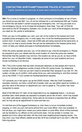 Guide to Contacting Northamptonshire Police at Daventry