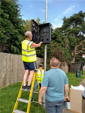  - New Speed Indicator Device installed in village