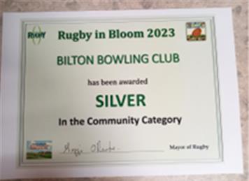 Rugby in Bloom - Dates from the Diary October 2023