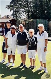 CONGRATULATIONS TO SUE GOODCHILD IN REACHING THE KENT FINAL OF THE MAUDE WOODS LADIES SINGLES COMPETITION.