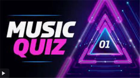  - Music quiz- Sat 18th November 7.30pm