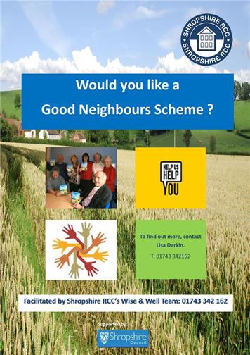  - Would You Like a Good Neighbour's Scheme?