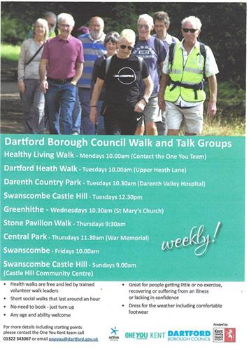 - Dartford Borough Council's Walk & Talk Groups