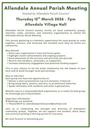 Allendale Annual Parish Meeting