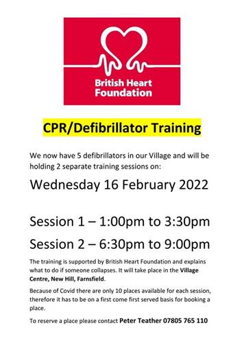  - Defibrillator Training